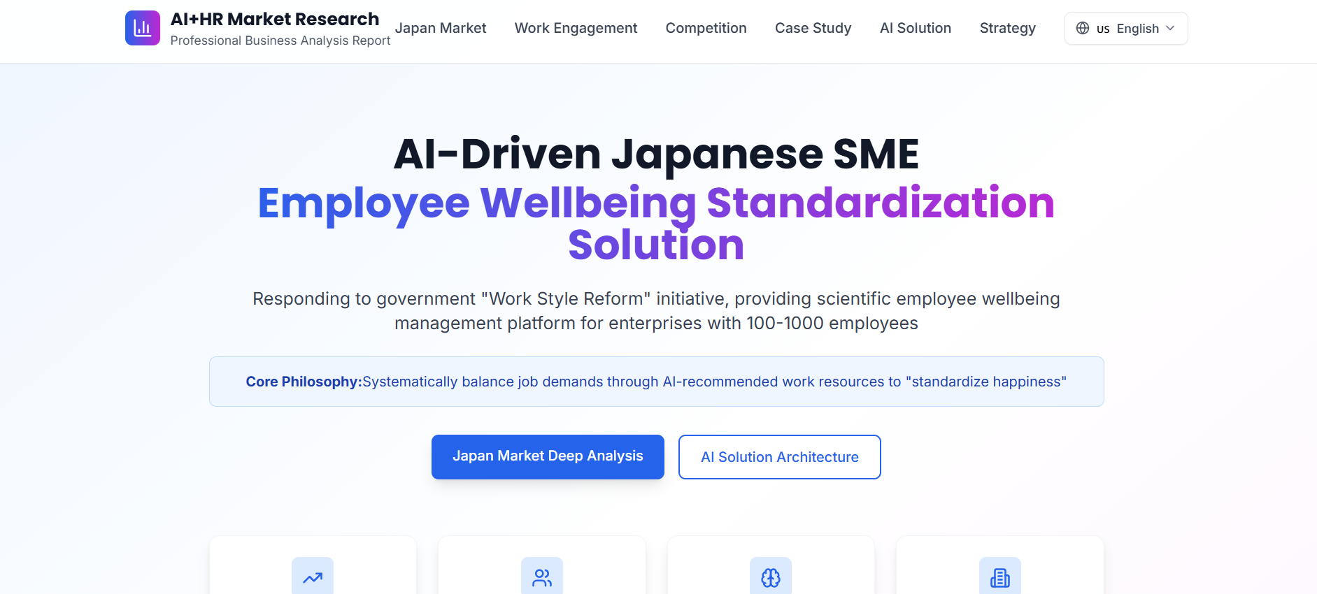 AI-HR 企业幸福赋能主题网站